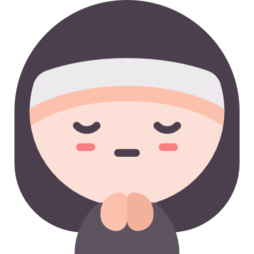 girl is doing pray
