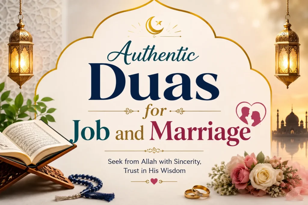 Authentic Duas for Job and Marriage featured image