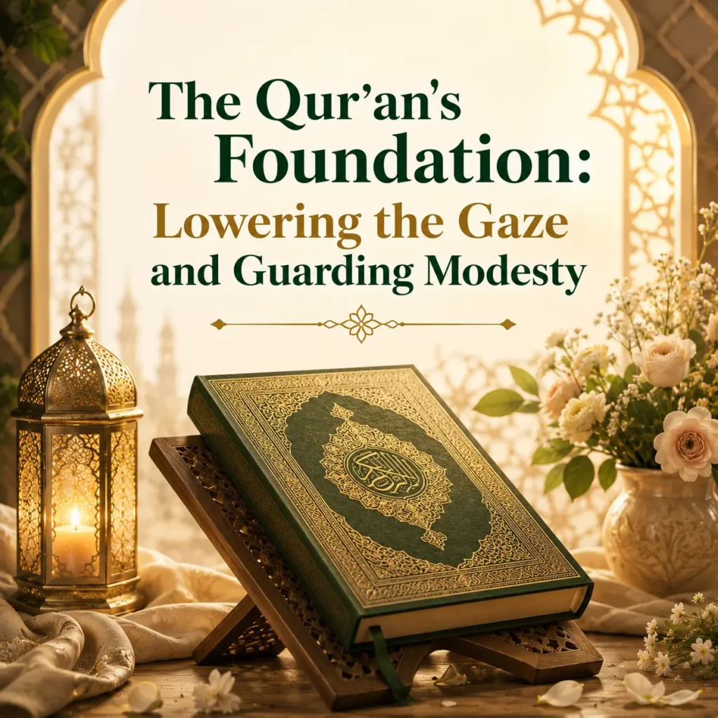 Quranic guidance on lowering the gaze and limits for mahram relatives in islam