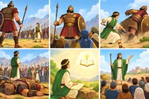 Islamic Stories in English: Prophet Dawud (AS) facing Jalut in battle
