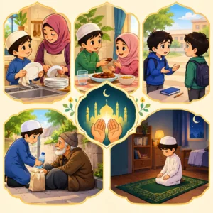 Good deeds of a Muslim child - Prophet Al-Yasa story in English