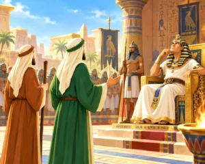Prophet Musa and Prophet Harun confronting Pharaoh - Islamic Stories in English