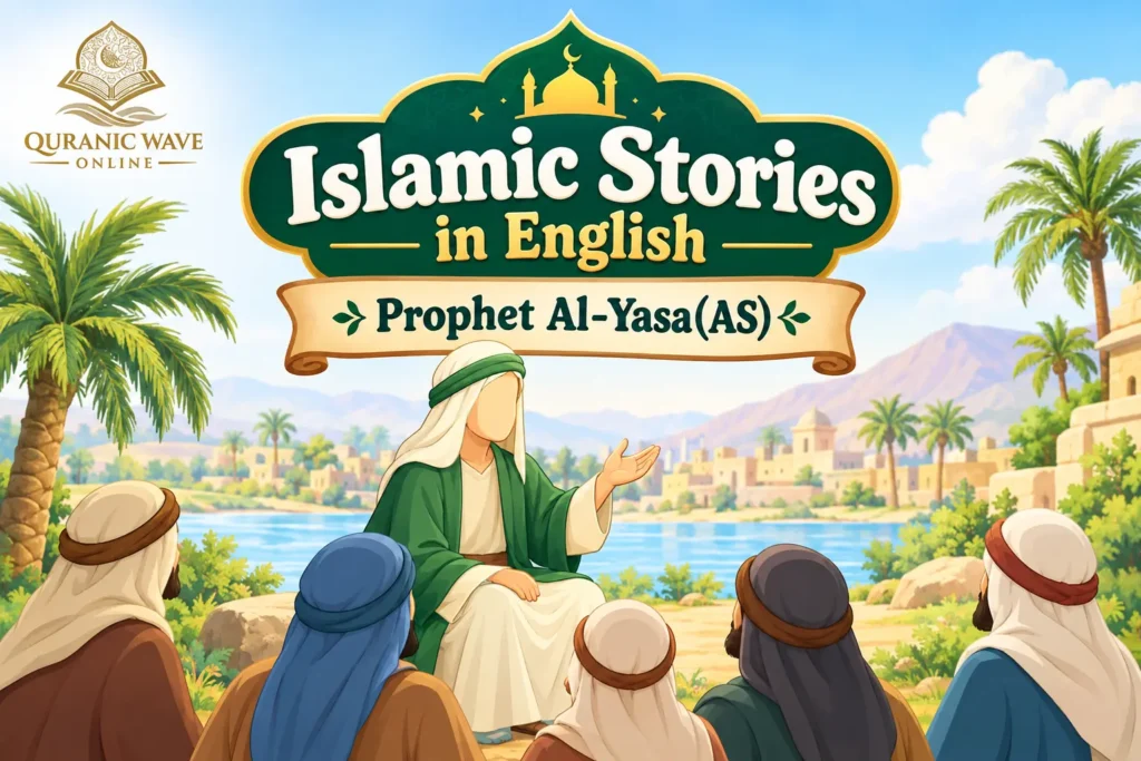Prophet Al-Yasa story in English - Islamic Stories for Kids cover