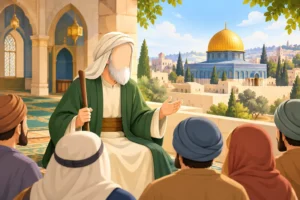 Story of Prophet Zakariya for kids teaching in Jerusalem