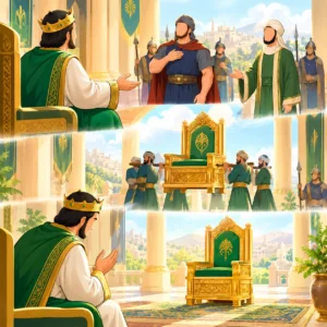Queen of Saba throne brought to Prophet Sulaiman AS palace